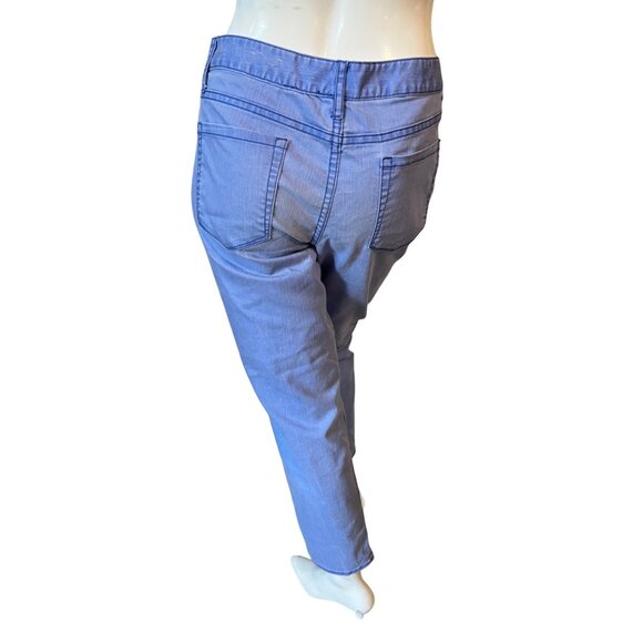 Mossimo Low Rise Cropped Blue Jeans Sz 15 Low Rise Ankle Skinny Blue Pants with - Picture 7 of 9